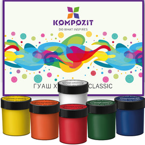 Gouache set CLASSIC ART Kompozit 6x20 ml