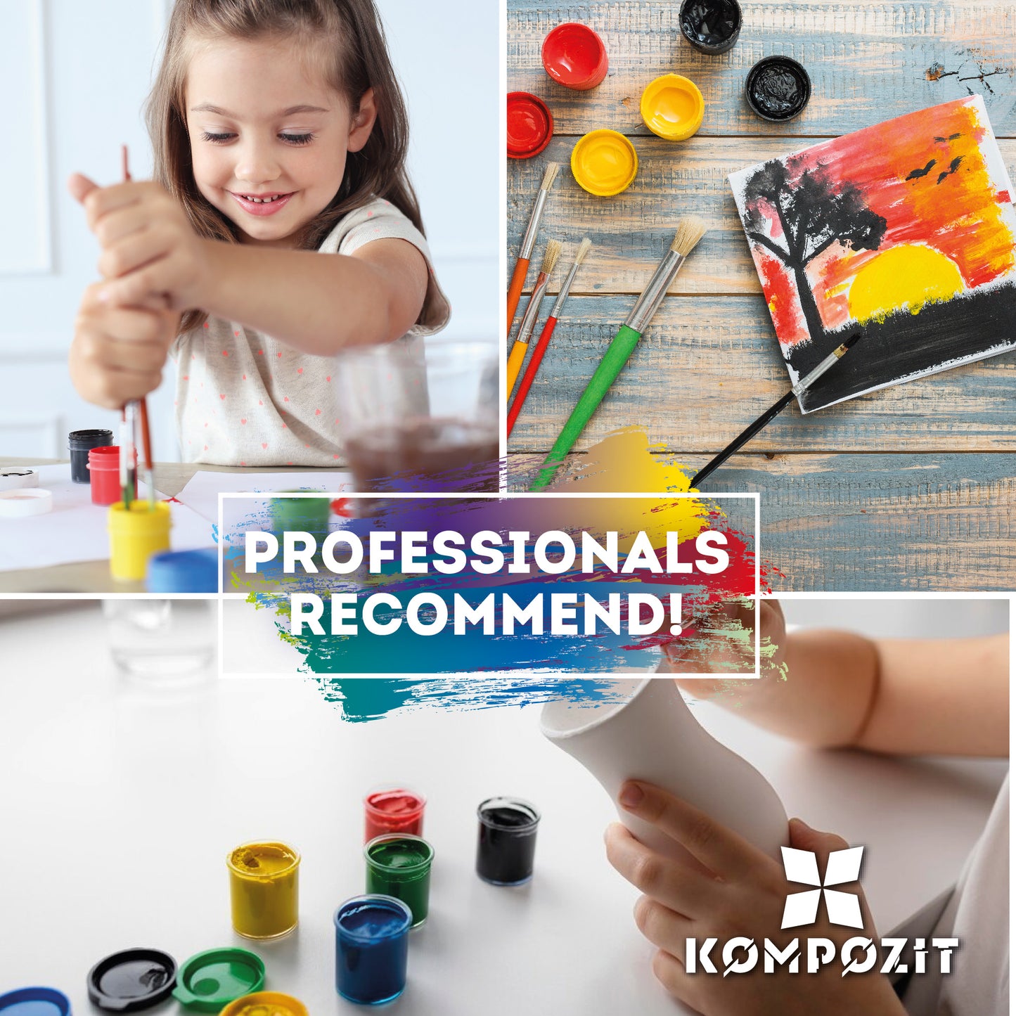 Gouache set CLASSIC ART Kompozit 6x20 ml
