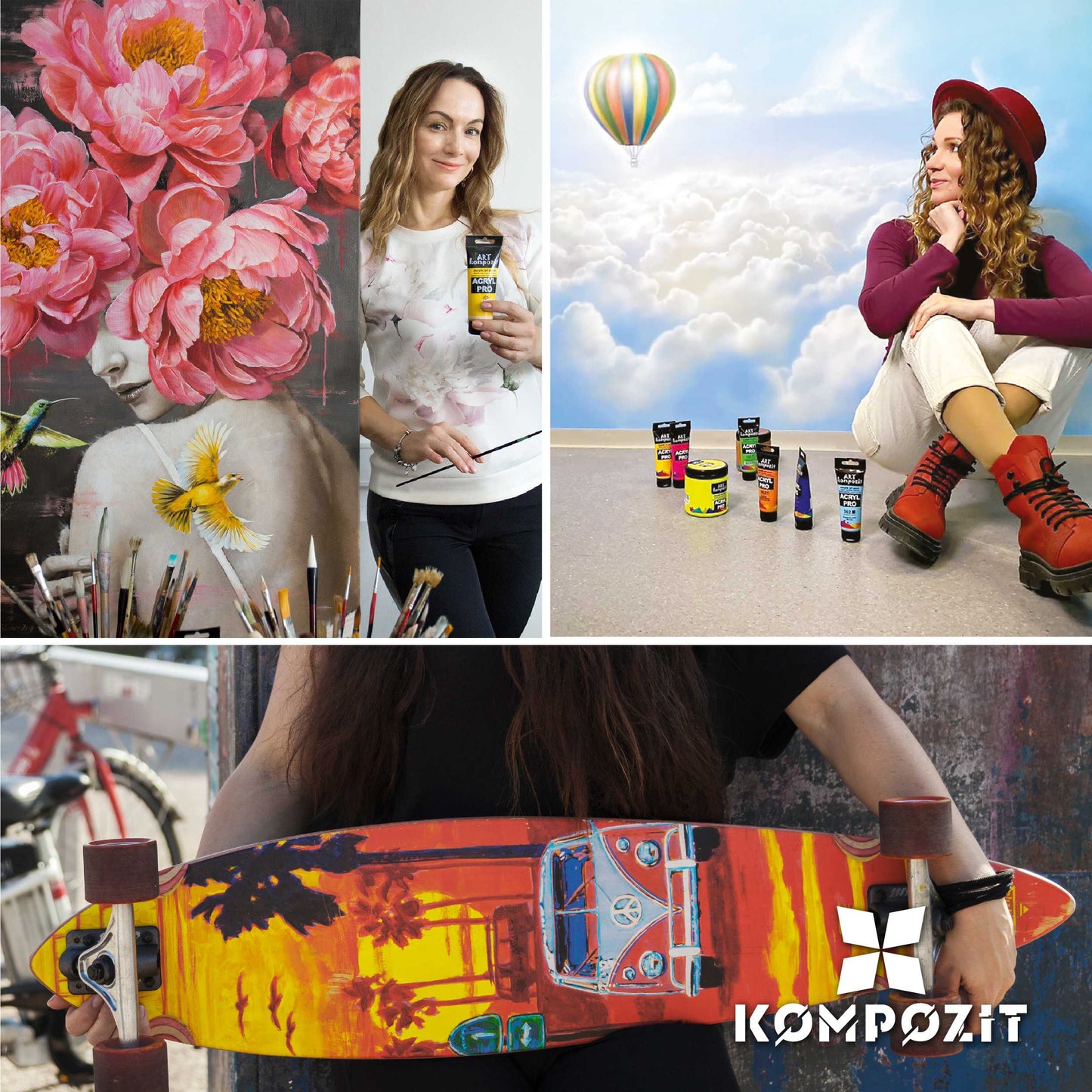Art paint Acryl PRO ART Kompozit 430 ml (14.54 fl oz)