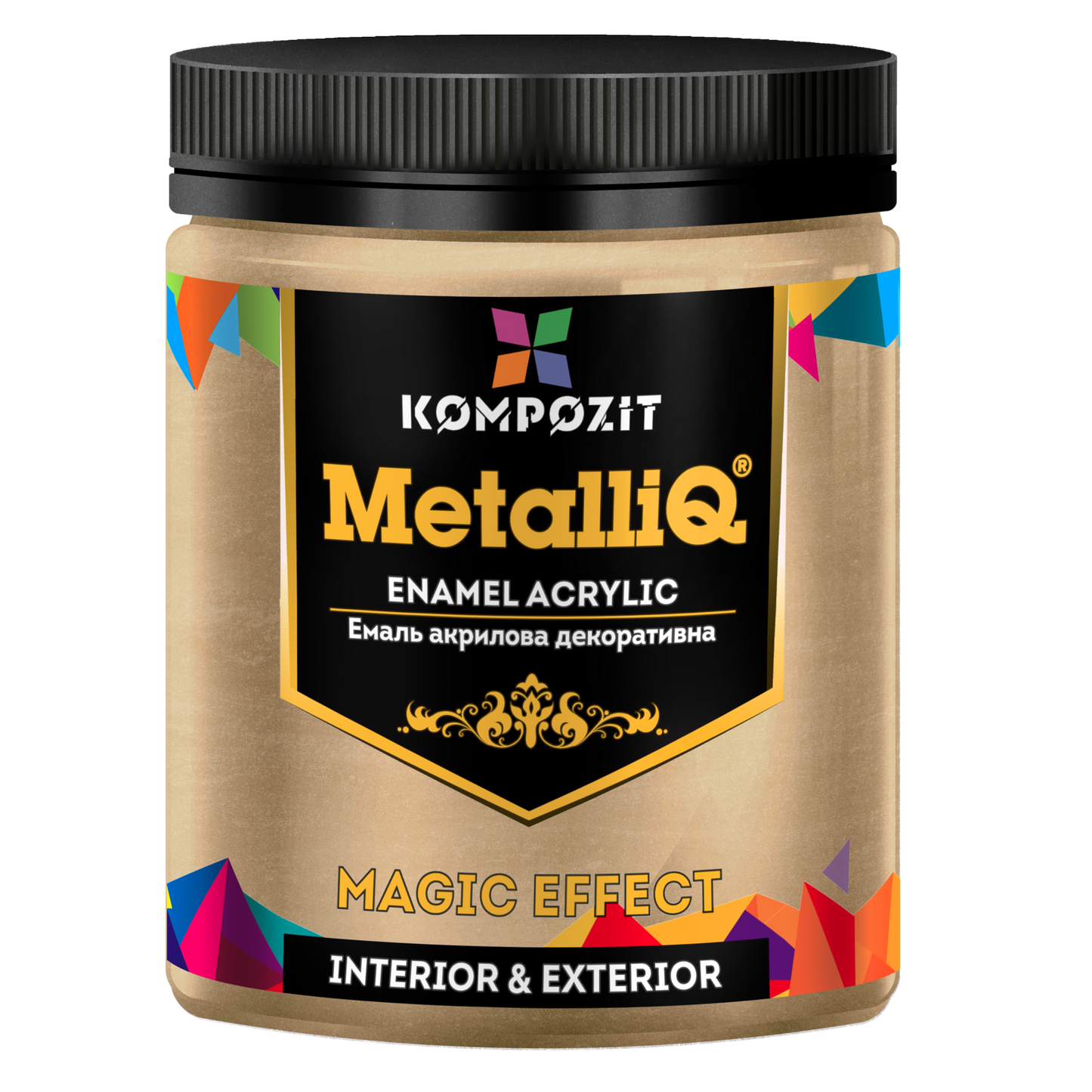 Acrylic Enamel Paint Metallic Effect®  500 g (17.63 Fl Oz)