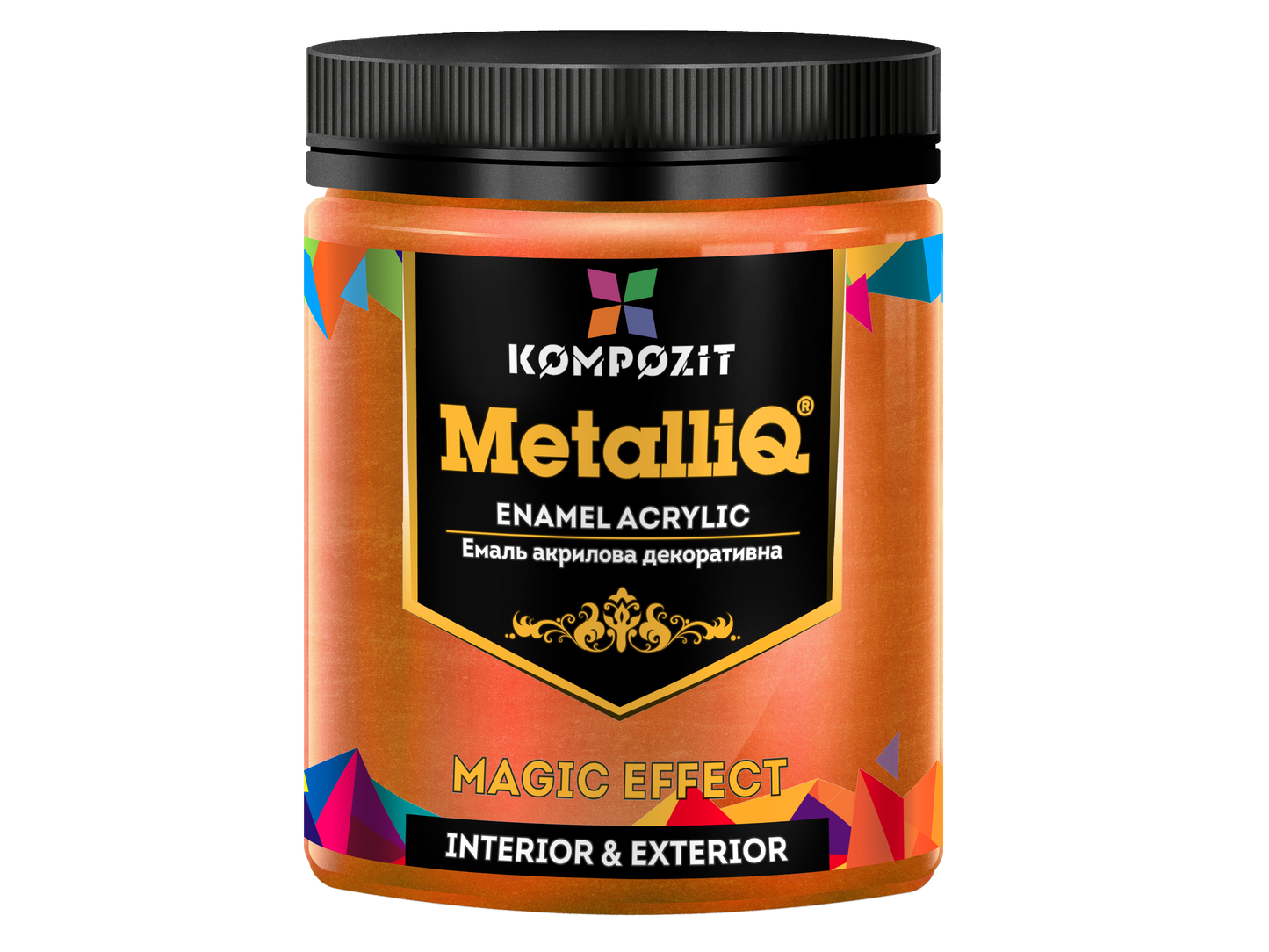 Acrylic Enamel Paint Metallic Effect®  500 g (17.63 Fl Oz)