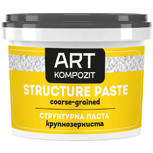 Coarse-Grained Structural Paste Art Kompozit 300 ml (10,15 Fl oz) White color